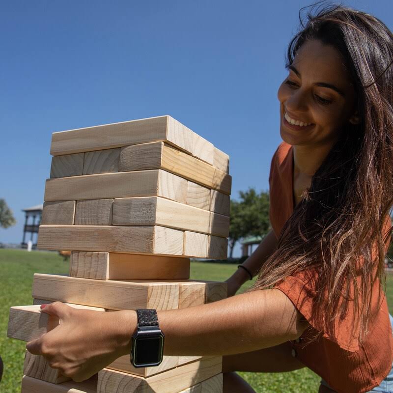 Giant Wooden Tumble Tower Game P819457