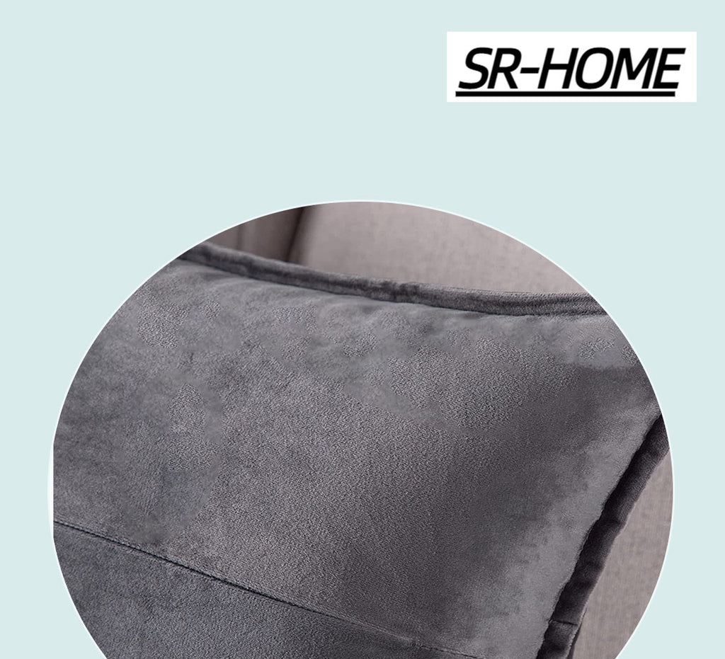 Set of 2 Super Soft Velvet Decorative Throw Pillow Covers Square with Fringe Cushion Case Y960989