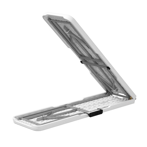 White 6ft Plastic Folding Bench 2 Pack O507731