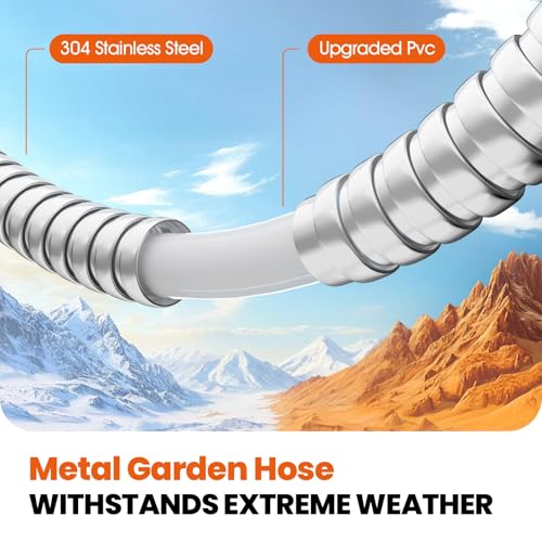 50ft Non-Expanding Garden Hose with 8-Layer Latex Core Z46772