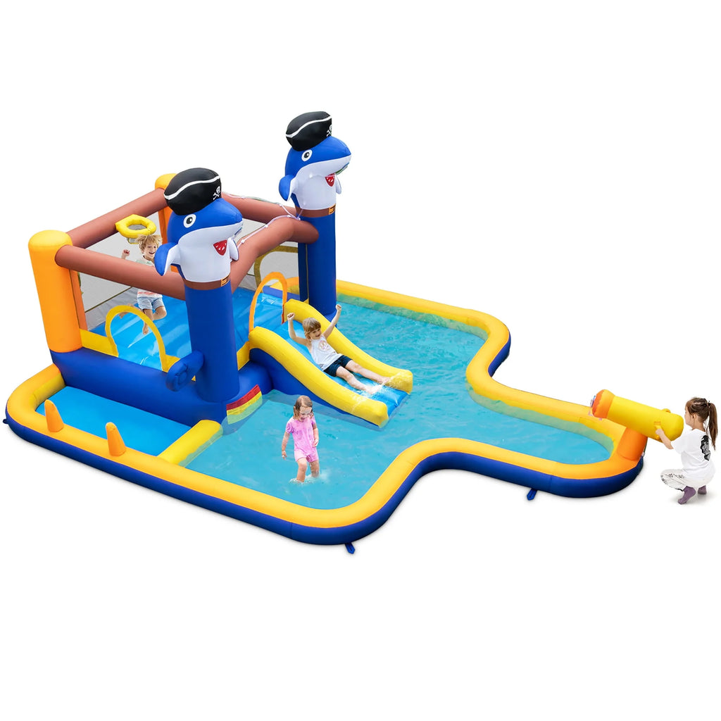 Inflatable Water Slide Park Bounce House Splash Pool V1561