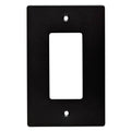 Matte Black Single Rocker Switch Plate (25-Pack) Z146681