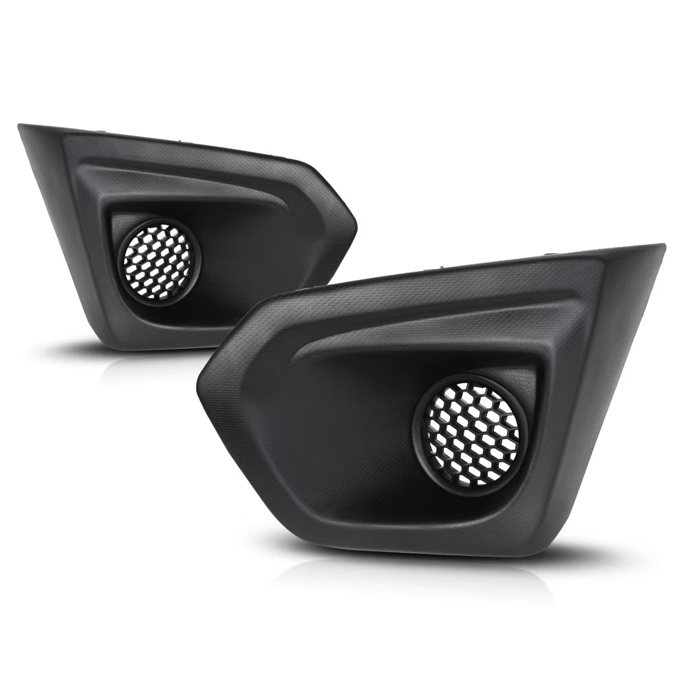 Black OE Replacement Front Bumper Fog Light Bezel Cover C3611