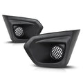 Black OE Replacement Front Bumper Fog Light Bezel Cover C3611
