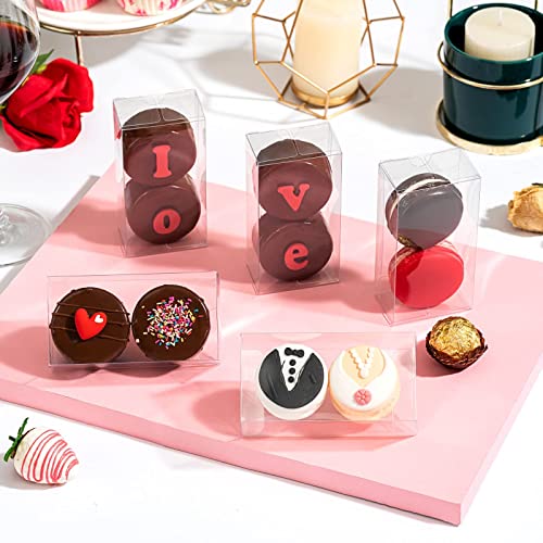 100 Pack 3x3x3 Inch Clear Gift Boxes I289