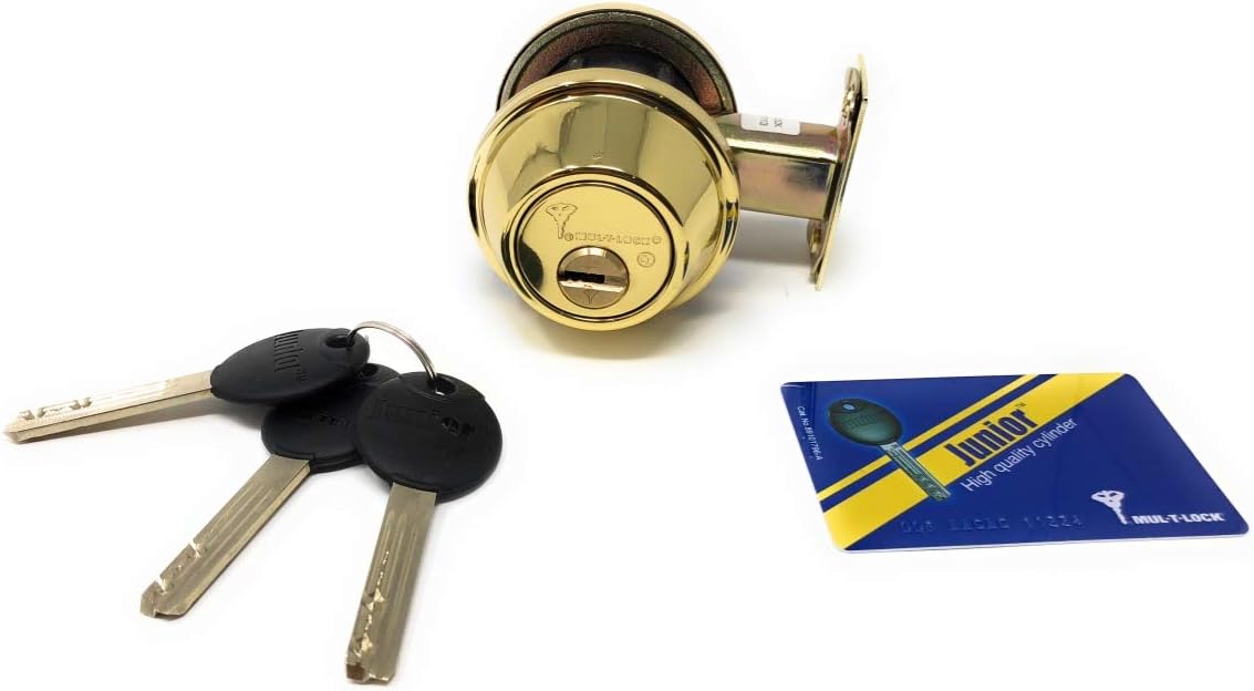 Stainless Steel Single Cylinder Dead-Bolt with Thumb Turn V735