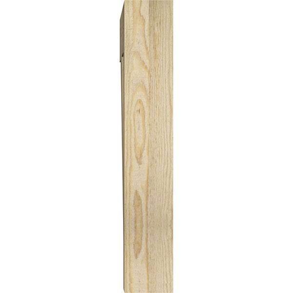 Traditional Block Rough Sawn Douglas Fir Bracket Q186