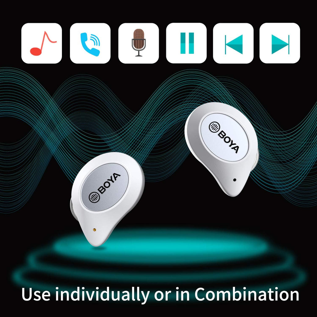White Pack of 2 Wireless Earbuds F813181