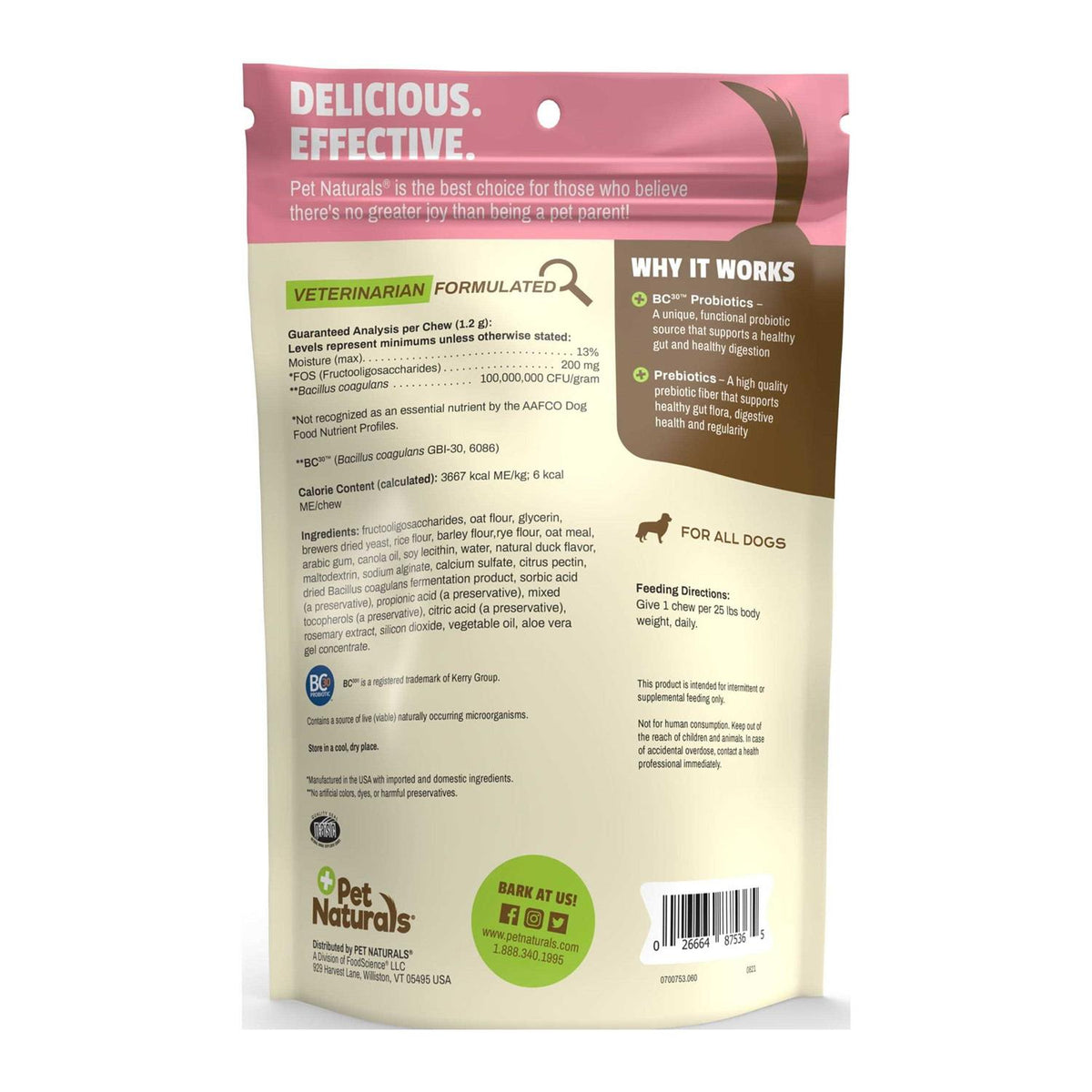 Daily Probiotic for Dogs B438