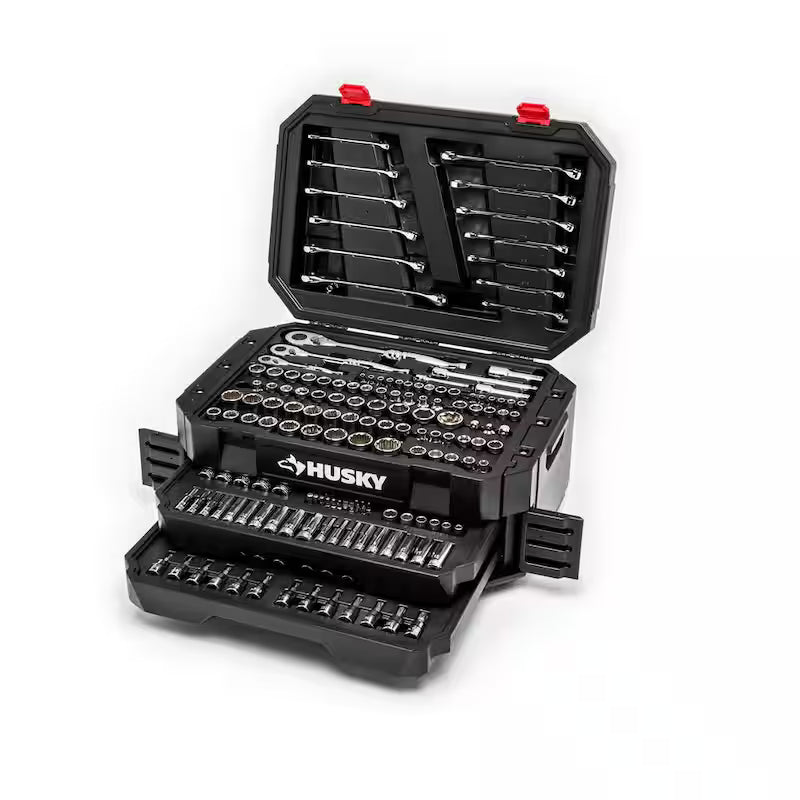 1/4 in., 3/8 in. and 1/2 in. 72-Tooth Ratchet Mechanics Tool Set (244-Piece) D73255