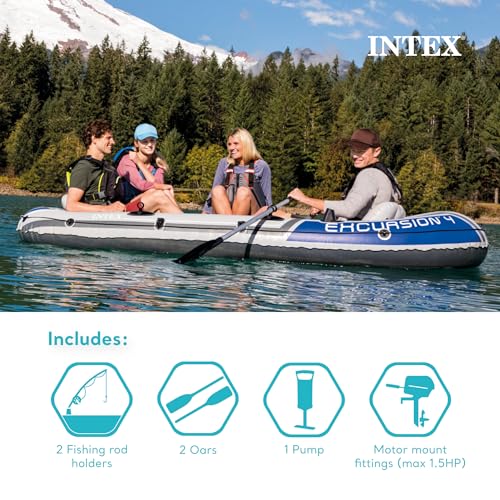 Inflatable Boat with Oars and Pump U7439