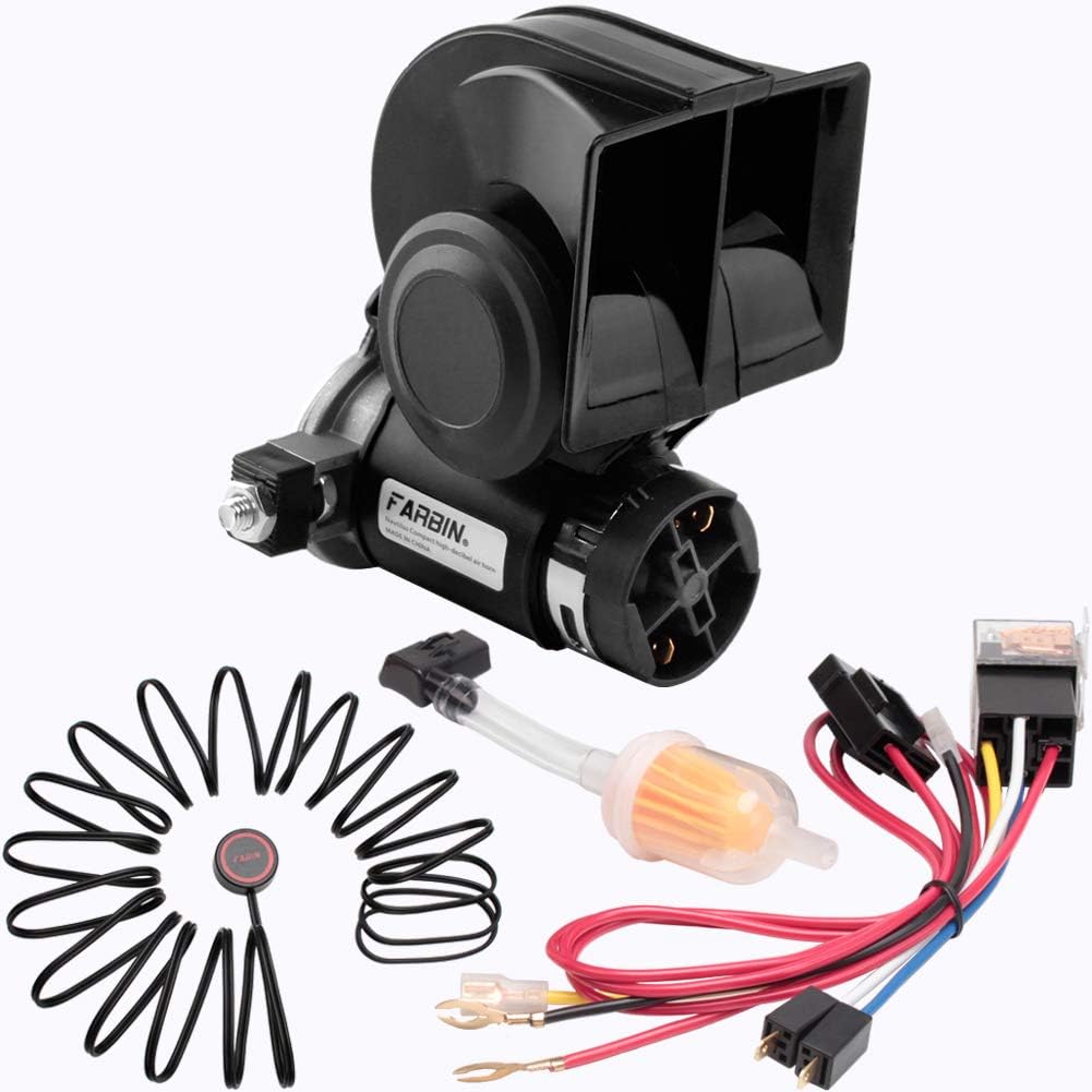 12v 150db Snail Air Horn with Relay Harness B5062