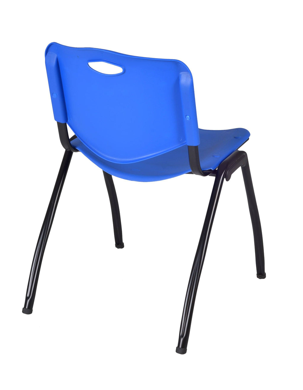 84x22 x 24x22 Training Table Maple Stack Chairs Blue Y3172