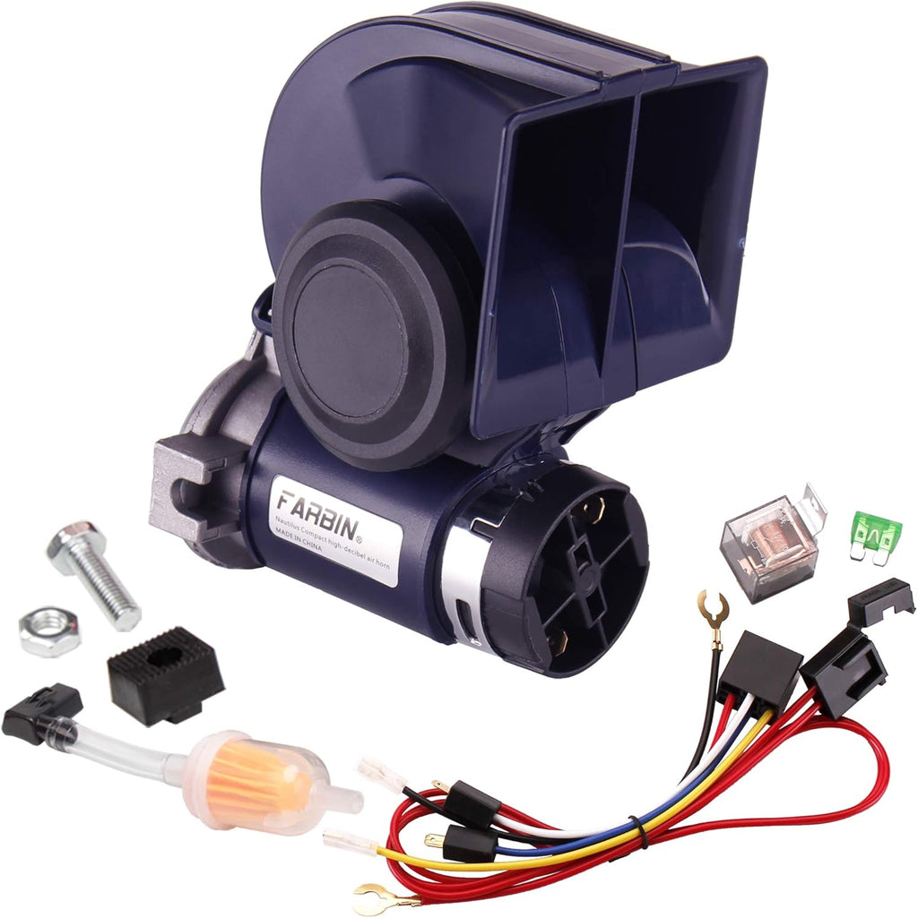 12v 150db Snail Air Horn with Relay Harness B5062