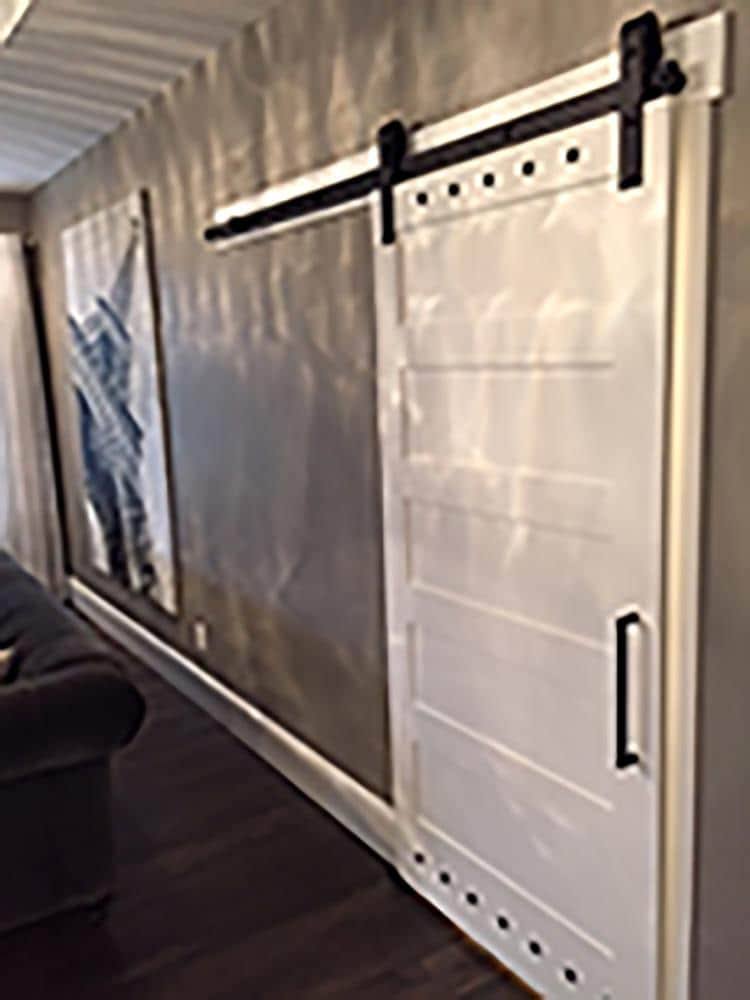 Door Track Kit Dark Bronze 8 Foot H220