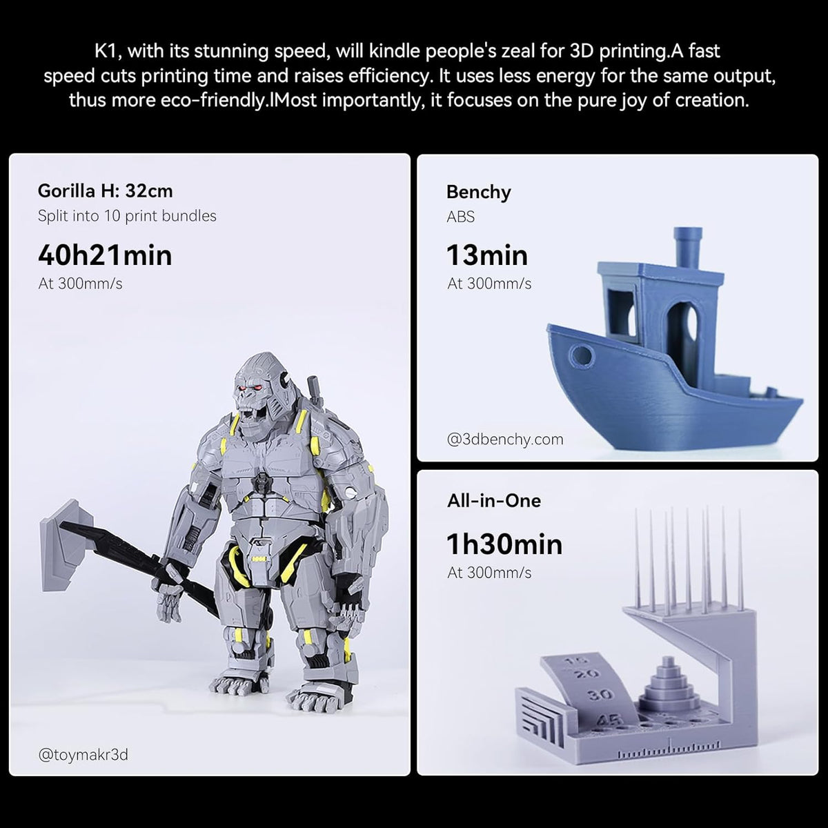 3D Printer Bundle with AI Camera E80101