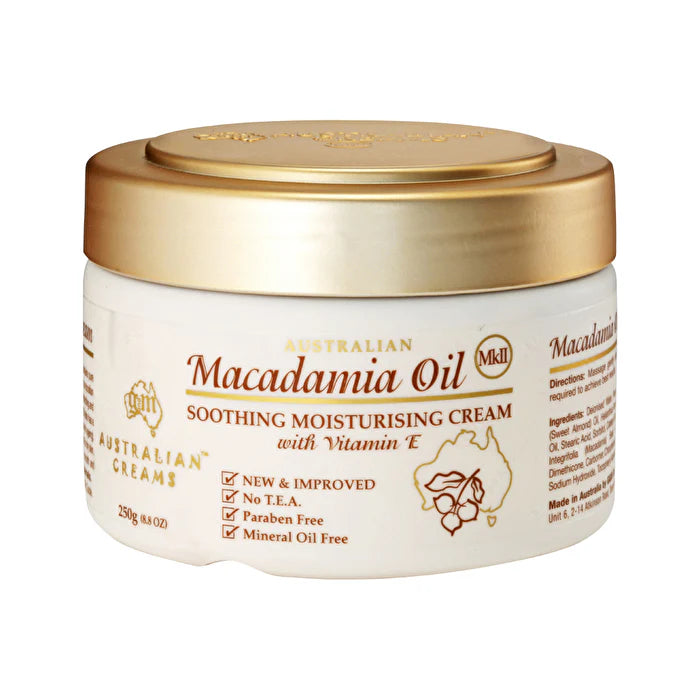 Macadamia Oil Soothing Moisturising Cream 250g O2760