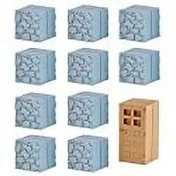 Minecraft Cobblestone & Wooden Door Block Set B196