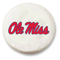 White Vinyl Fitted Spare Car Tire Cover D45877