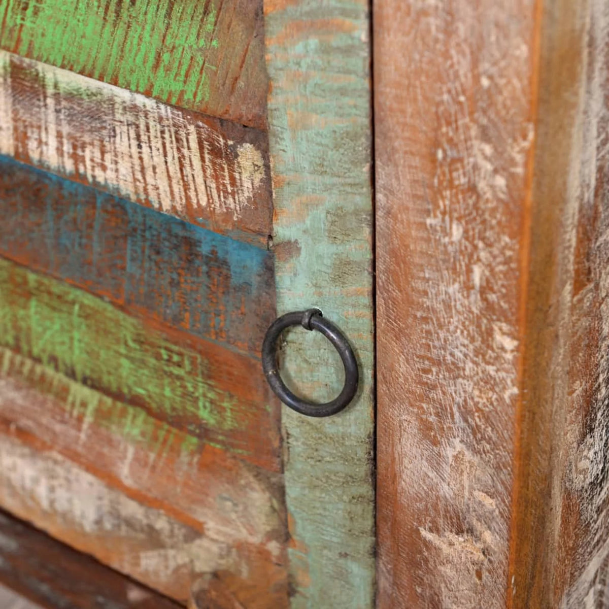 End Table with 1 Drawer 1 Door Reclaimed Wood G42719