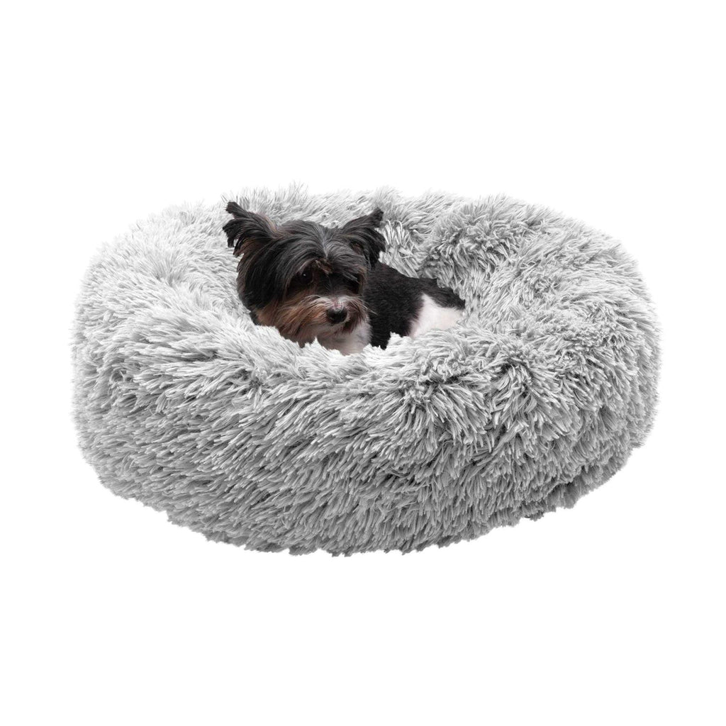 Long Fur Donut Dog Bed V11007