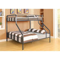 Twin XL & Queen Bunk Bed Gunmetal B605630