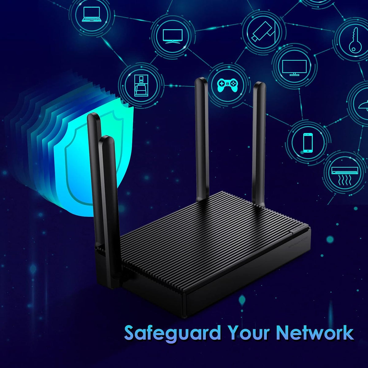 AX1800 WiFi 6 Router with Gigabit WAN/LAN Ports P196932