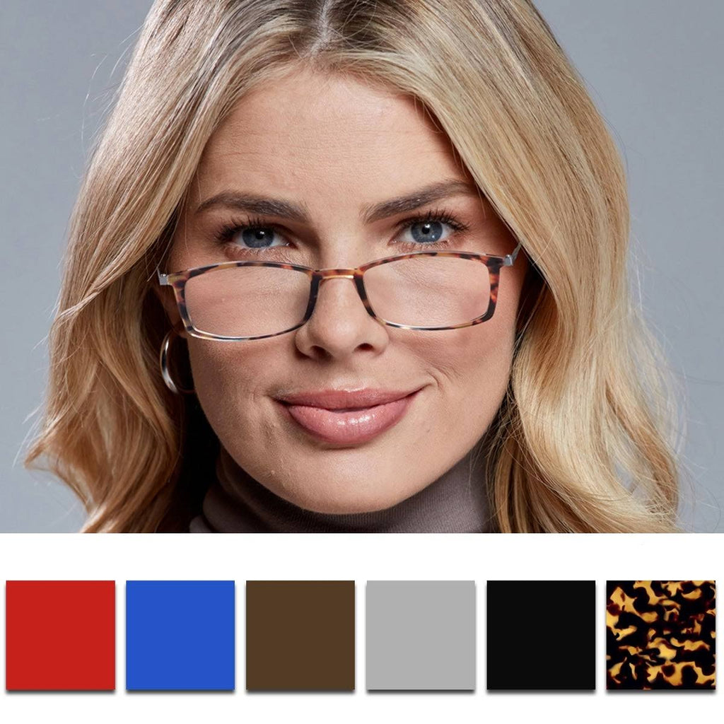 Red Reading Glasses with Case X621682