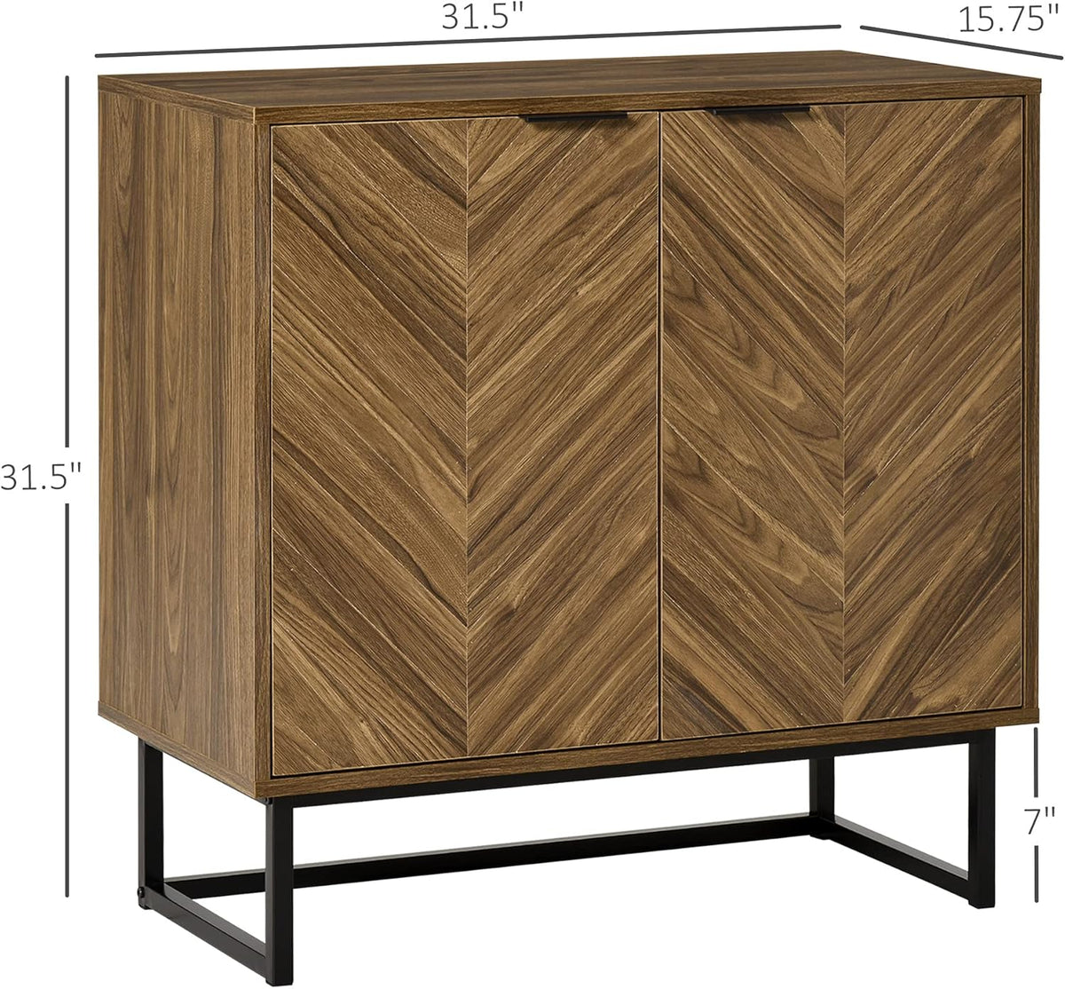 Double Door Storage Cabinet with Adjustable Shelf H5835