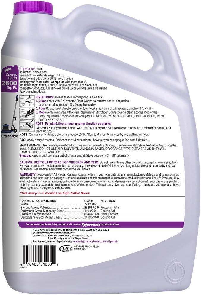 All Floors Restorer and Polish (128 oz) Pack of 2 R3774
