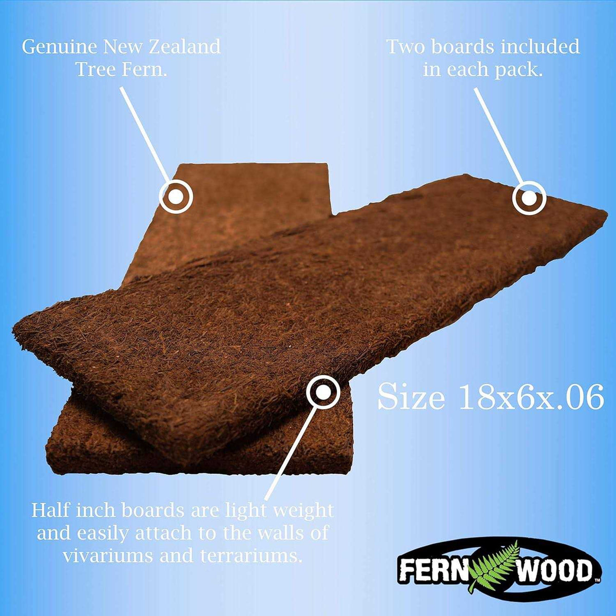Fern Wood New Zealand Tree Fern Tropical Background Panel Twin Pack D935438