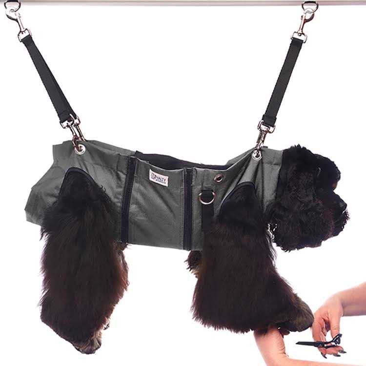 Black Pet Nail Grooming Hammock G374929