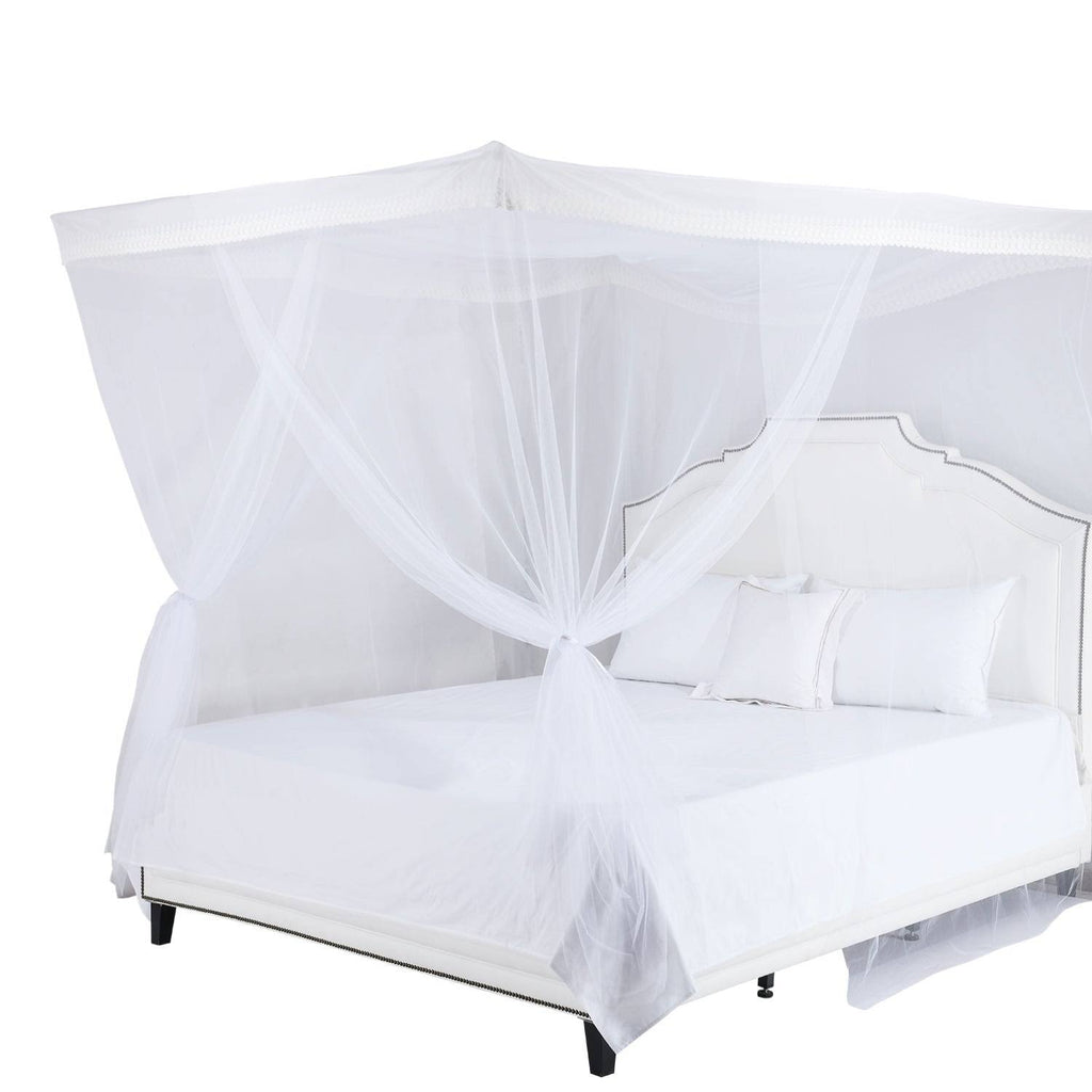 4-Post Hanging Sheer Mosquito Bed Canopy I72280