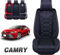 Black&RED Leather Seat Cover Full Set B29841