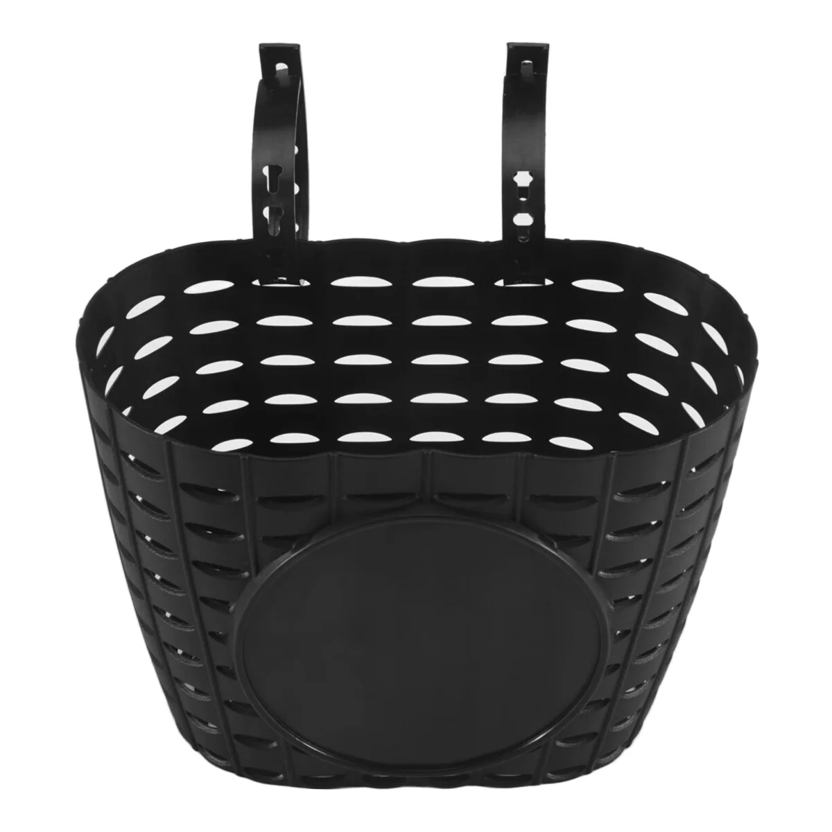 Black Plastic Kids Bike Basket Q544409