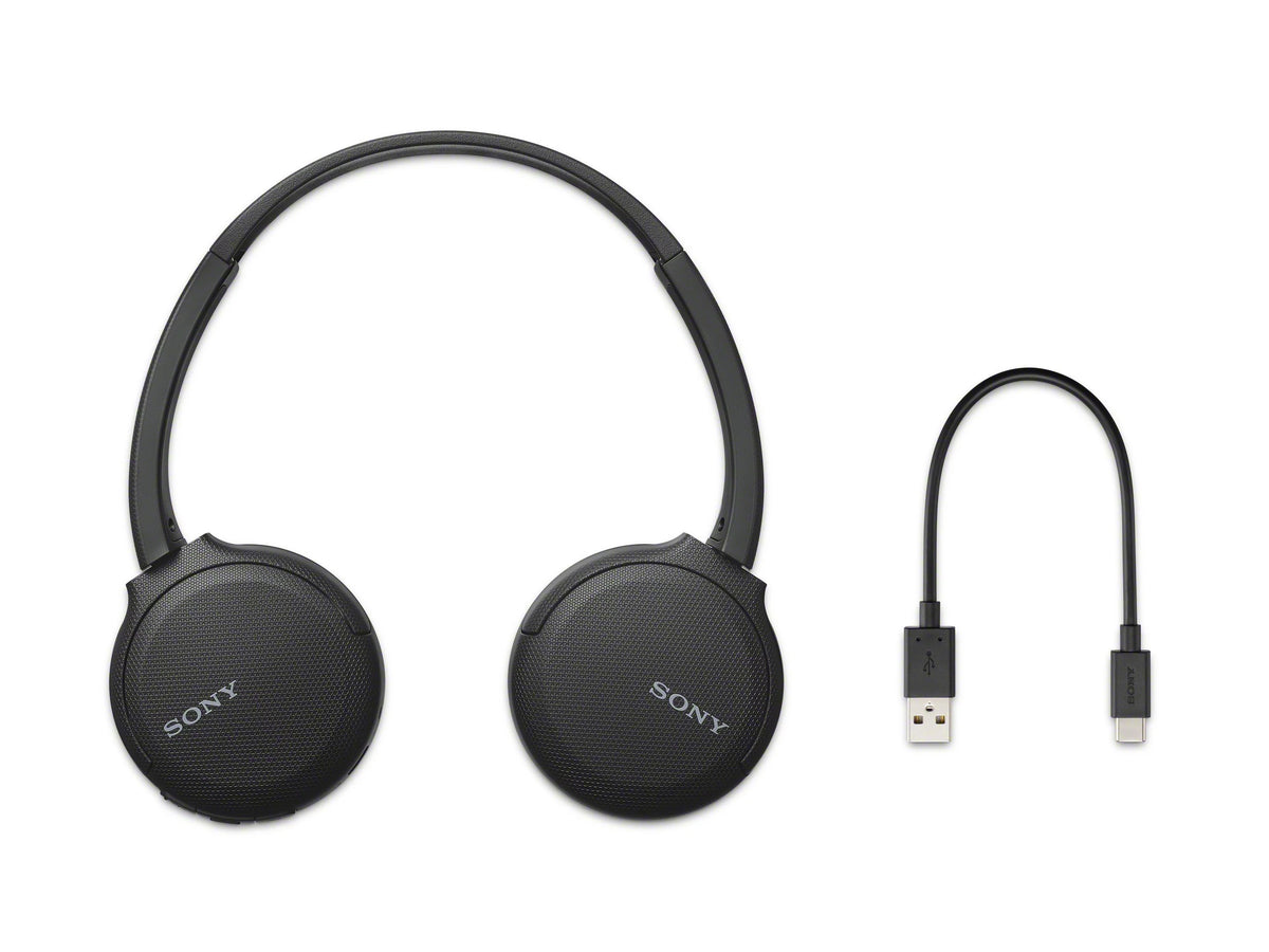 Wireless On-Ear Headphones with Mic Black J89399
