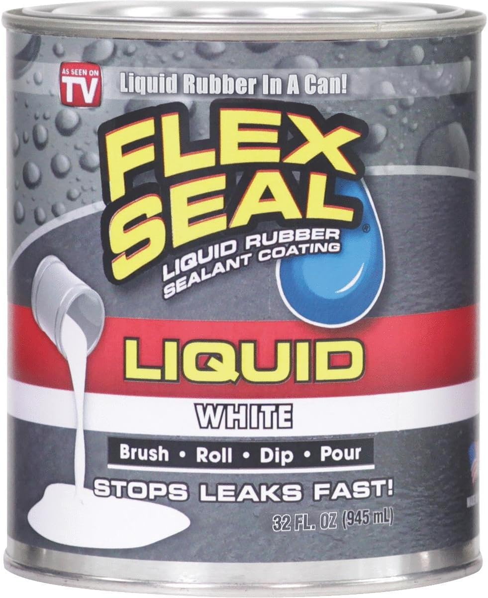 White 32 Oz Liquid Rubber B25376