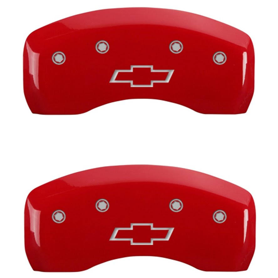 Red Front & Rear Brake Caliper Covers Set C180530
