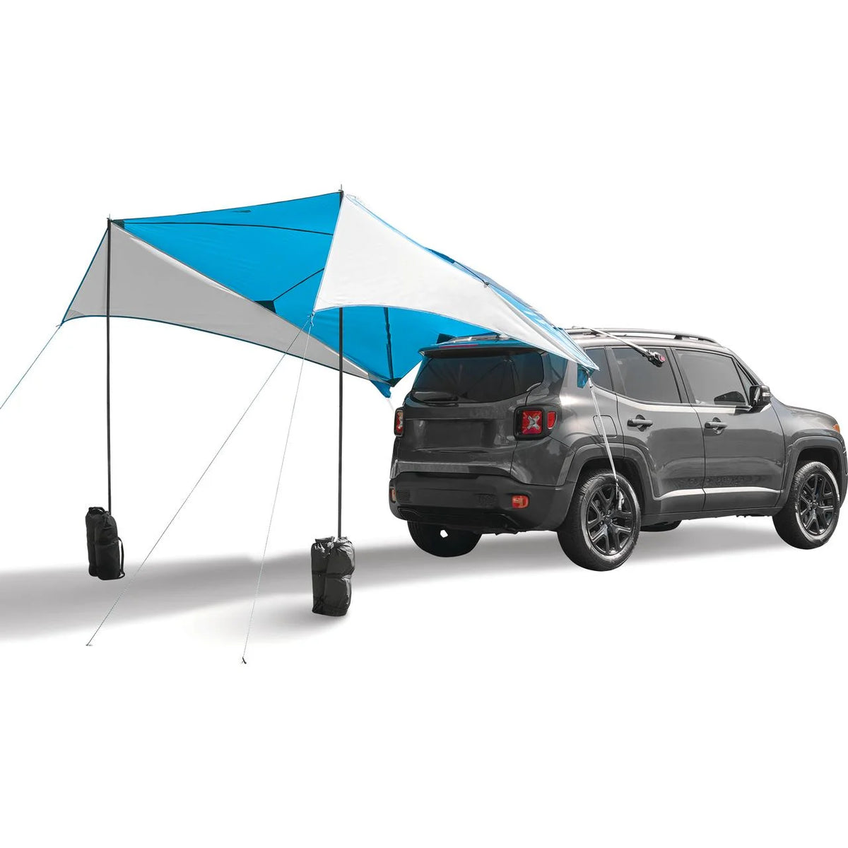 SUV Awning, Gray, 2 Steel Poles Y259