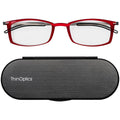 Red Reading Glasses with Case X621682