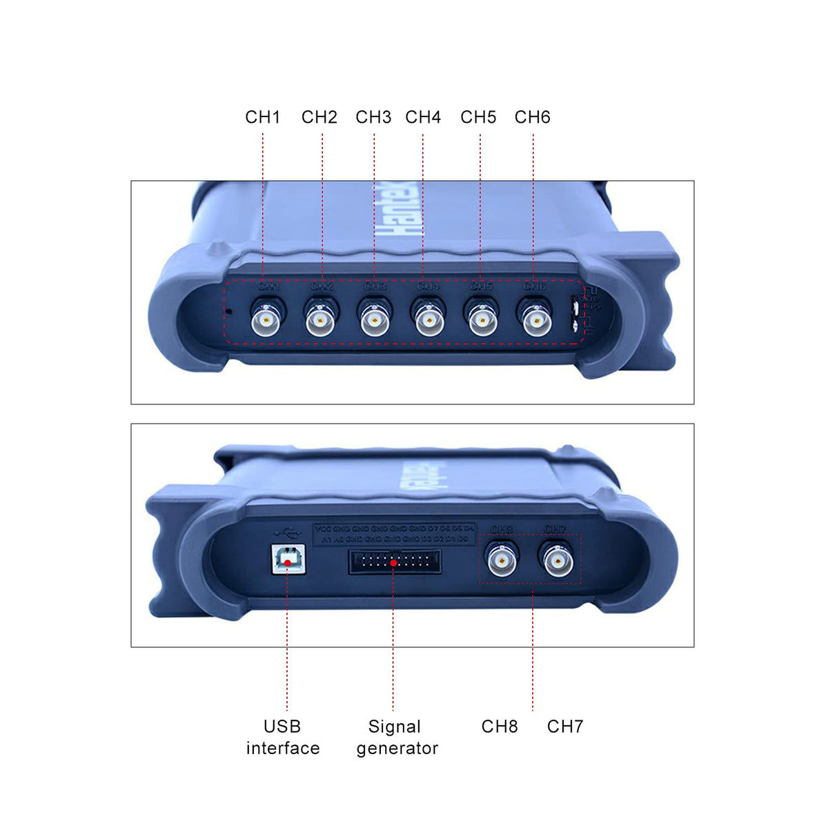 8 Channels Automotive Oscilloscope with Ignition/Sensor/Bus Detection/Starter Function B254