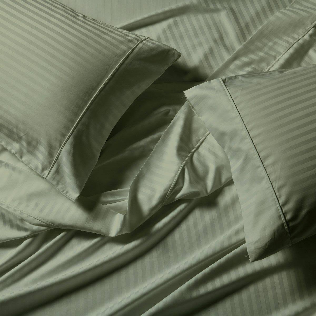 King Damask Bed Sheets A295241