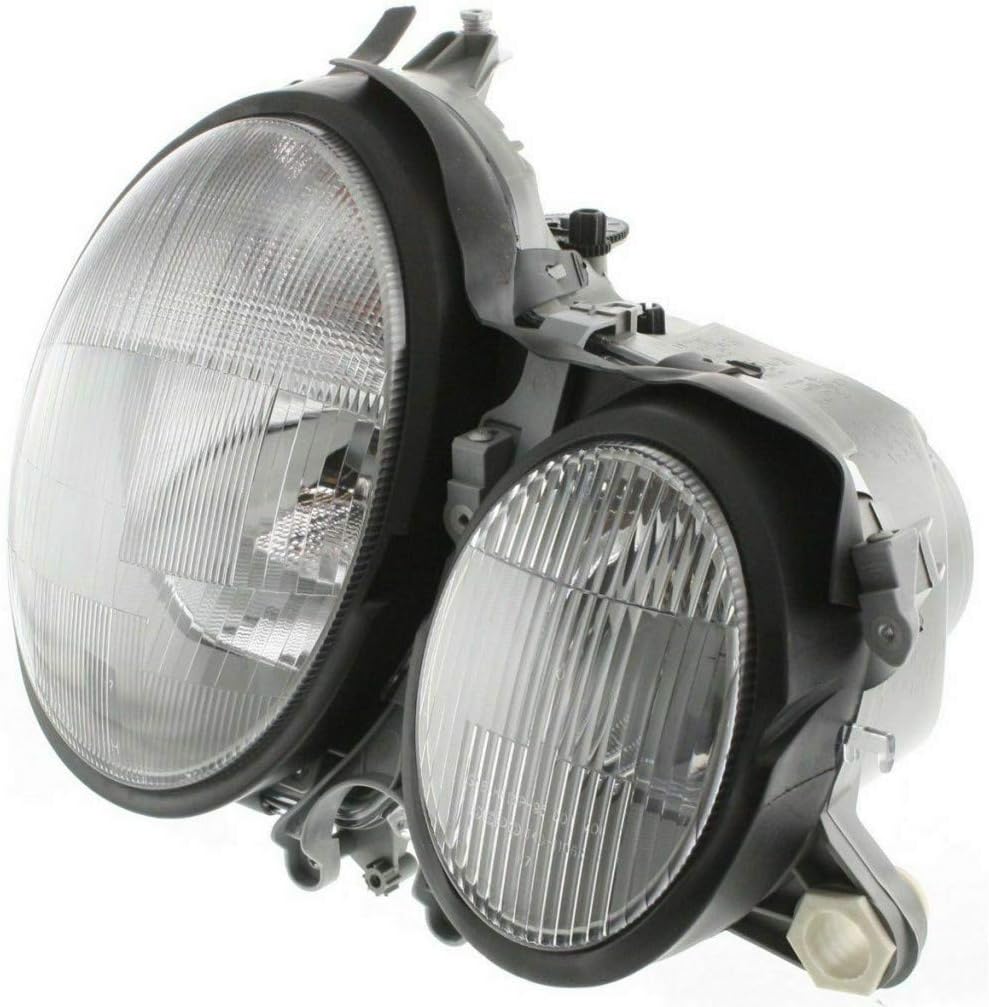 Headlight Assembly Passenger Side with Bulbs E9222