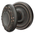 Solid Brass Privacy Door Knob Set with Rosette Z48645