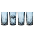 Blue 4pcs Highball Glass P625