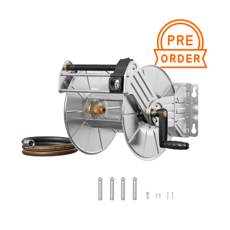 Wall Mounted Stainless Steel Hose Reel C61776