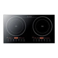 2-Burner Tempered Glass Electric Induction Cooktop 2400W V48847