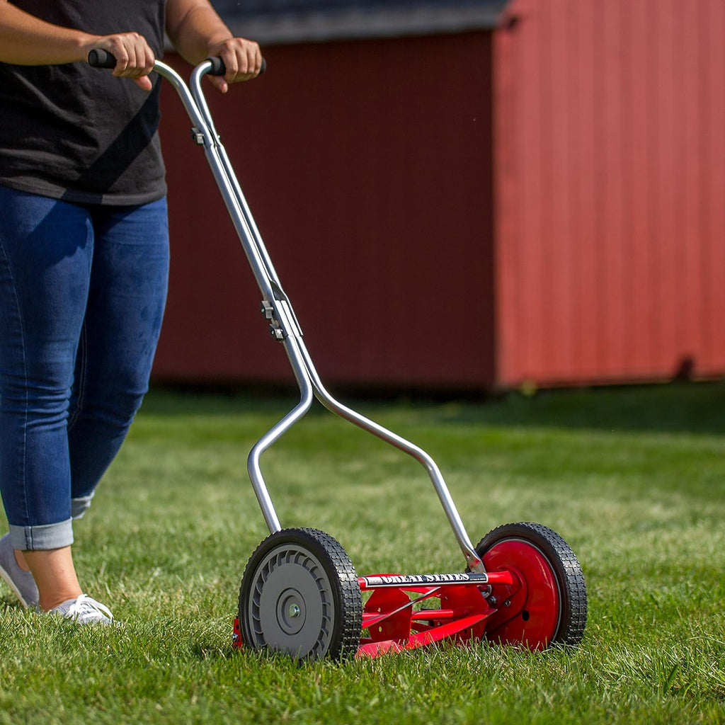14-Inch 5-Blade Push Reel Lawn Mower I90264