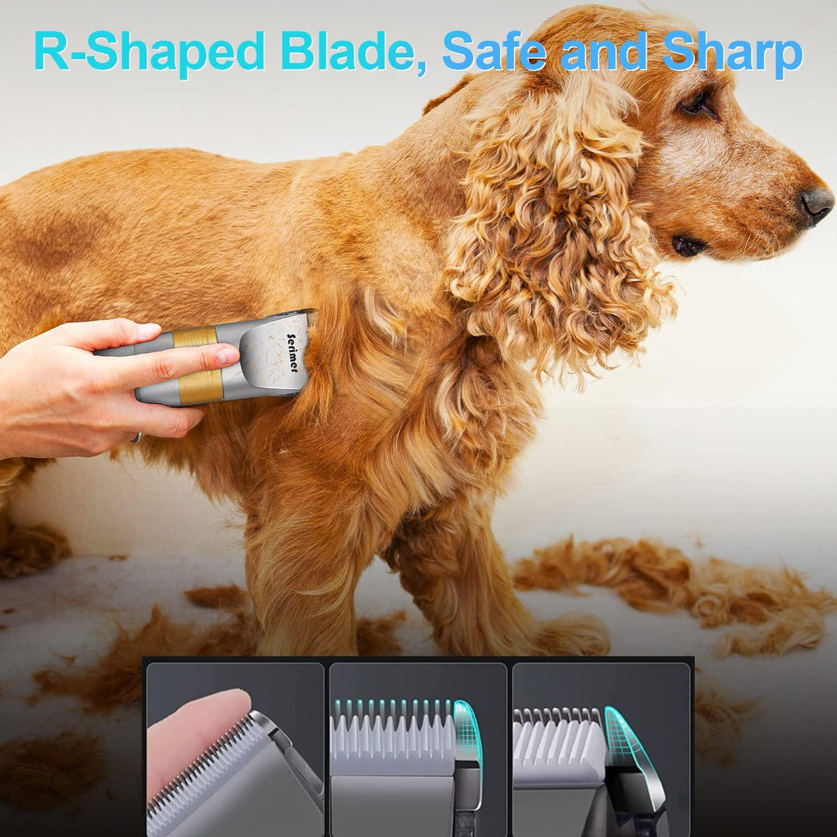 Dog Clippers Plug-in Grooming Kit 12V Heavy Duty Pet Hair Trimmer Set N65700