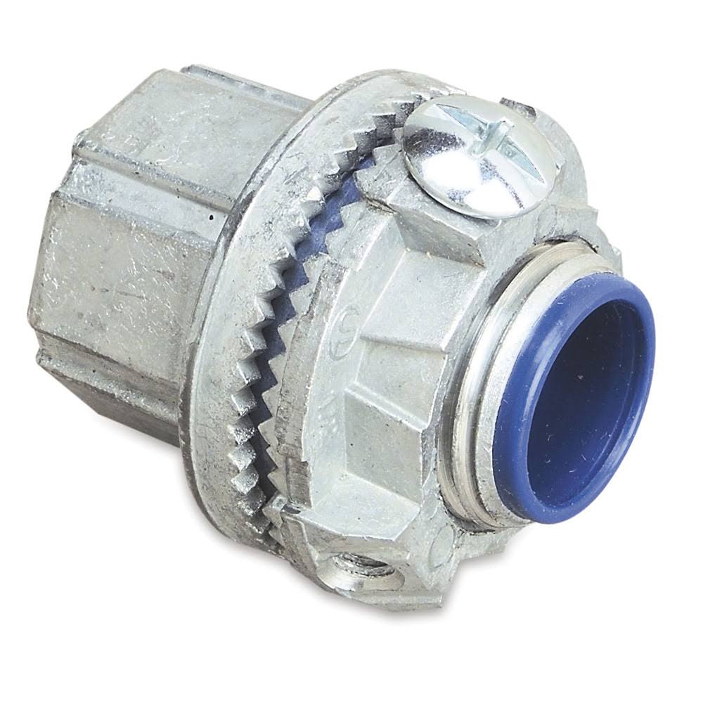 4 inch Threaded Zinc Insulated Grounding Hub W29108